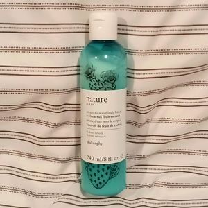 philosophy nature in a jar cream-to-water cactus fruit extract body lotion 8 oz